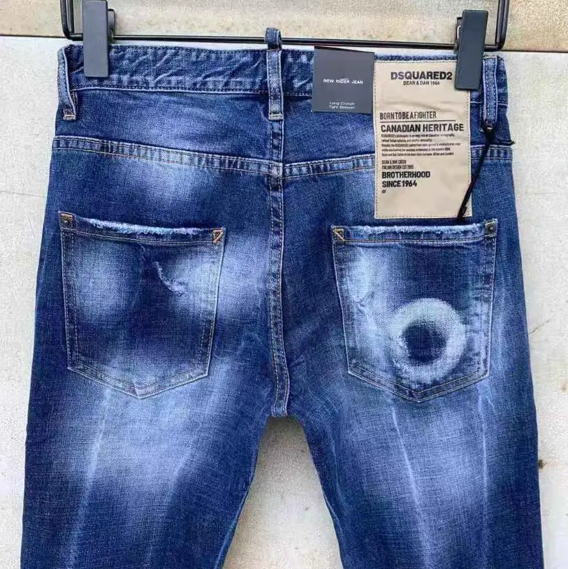 denim joggers women classic,Authentic DSQUARED2,Retro,Italian brand ,Women/Men Jeans,locomotive,Jogging jeans,DSQ9138