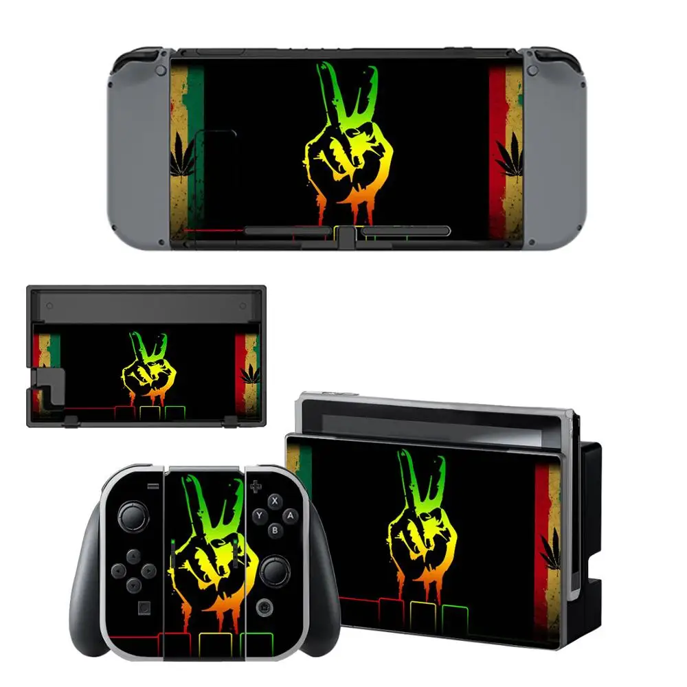 Фото Водонепроницаемые лицевые панели виниловые наклейки для Nintendo Switch (консоль & Водонепроницаемые лицевые панели виниловые наклейки для Nintendo Switch (консоль &
