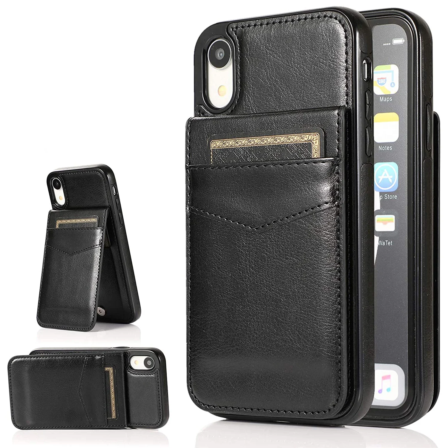 Phone Case for iPhone XR Card Holder Wallet Cover Stand Leather Cell iPhoneXR iPhone10R i Phonex 10XR 10R 10 R RX CR iPhoneXRMen