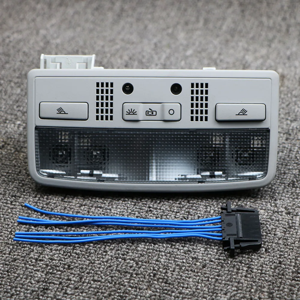 Серый салона Чтение светильник плафона переключатель Красный для VW Passat B5 1 8 T 2.0L