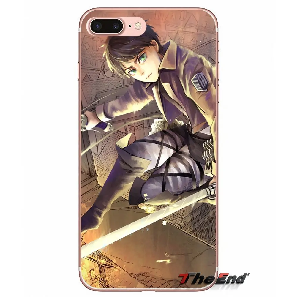 Чехол для телефона Чехлы анимэ attack on titan eren huawei Honor 7X V10 6C V9 6A играть 9 Коврики 10 Pro Y7 Y5