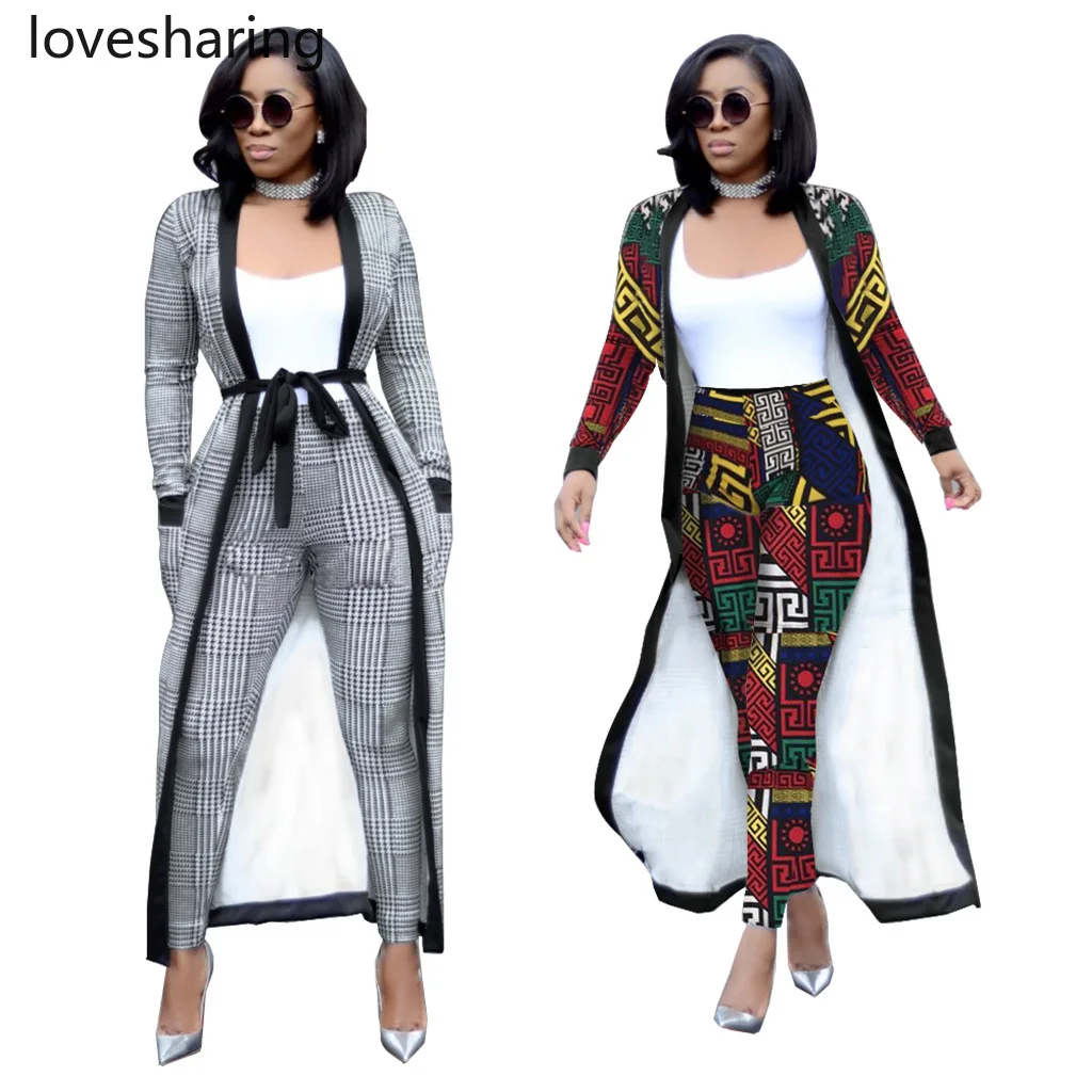 2019 Осенняя женская одежда 2 шт наборы ночного белья сексуальный женский комплект