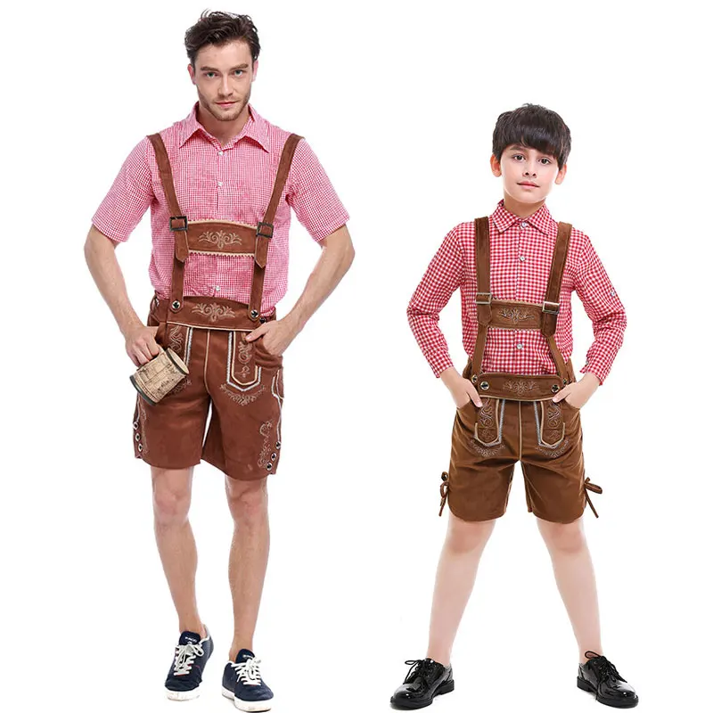 Костюм на Октоберфест Umorden Lederhosen баварский Немецкий фестиваль пивной костюм для