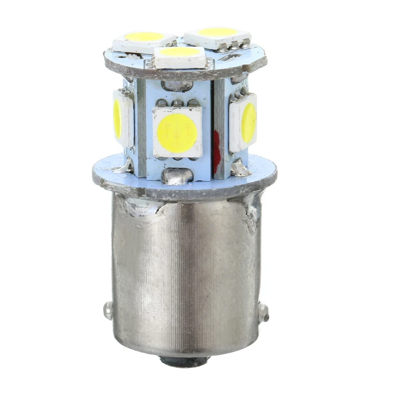Для освещения автомобиля 1 пара DC12V BA15S R5W 1156 5050 8SMD светодиодный фонарь белый