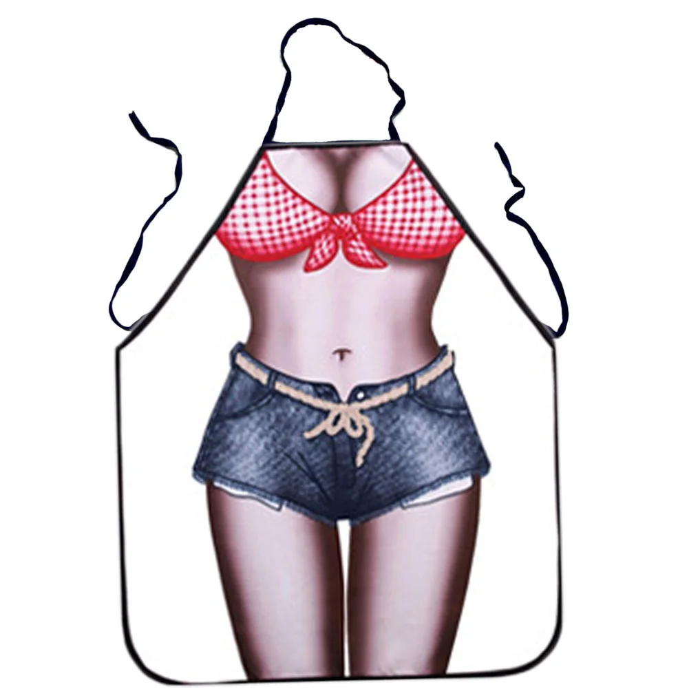 Забавный сексуальный фартук супергерой Водонепроницаемый Кухонный Фартук для