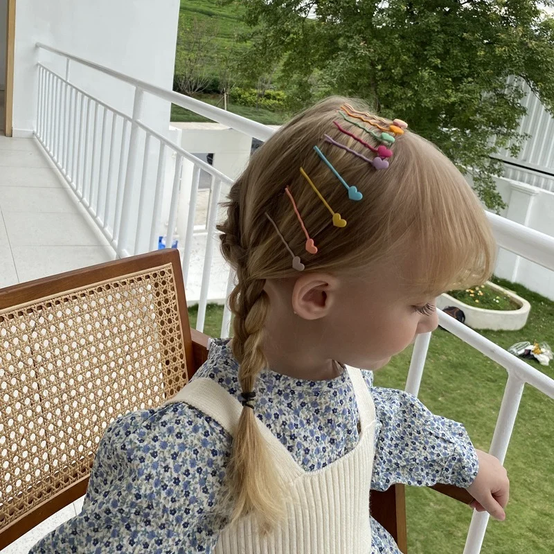 

10pcs/set Girls Cute Hair Grips Kids Hair Accessories Headwear Hair Clips Pin for Children Lovely Sweet Barrettes Hairpins Clip