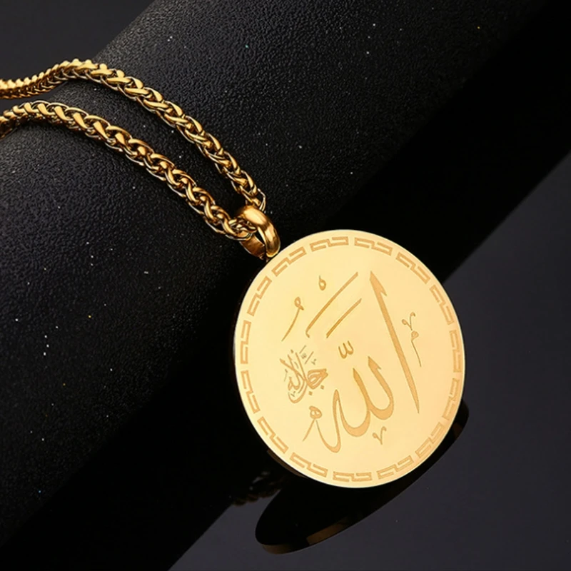 Круглое мужское ожерелье из титановой стали в стиле ретро | Украшения и