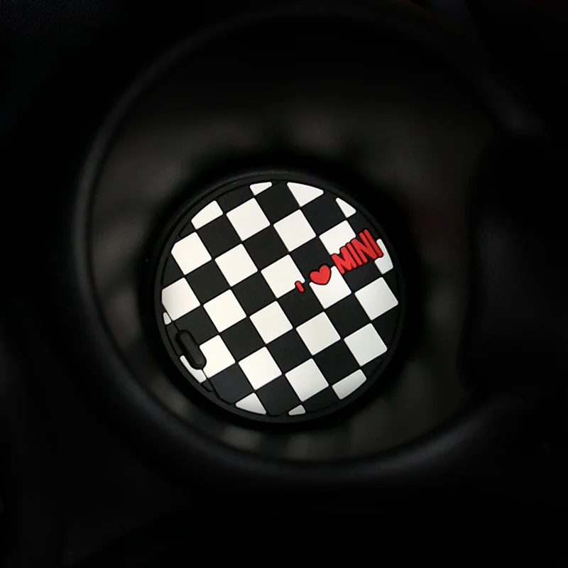 Силикагель Противоскользящий коврик для чашки автомобиля 60th Mini Cooper JCW One + S Clubman