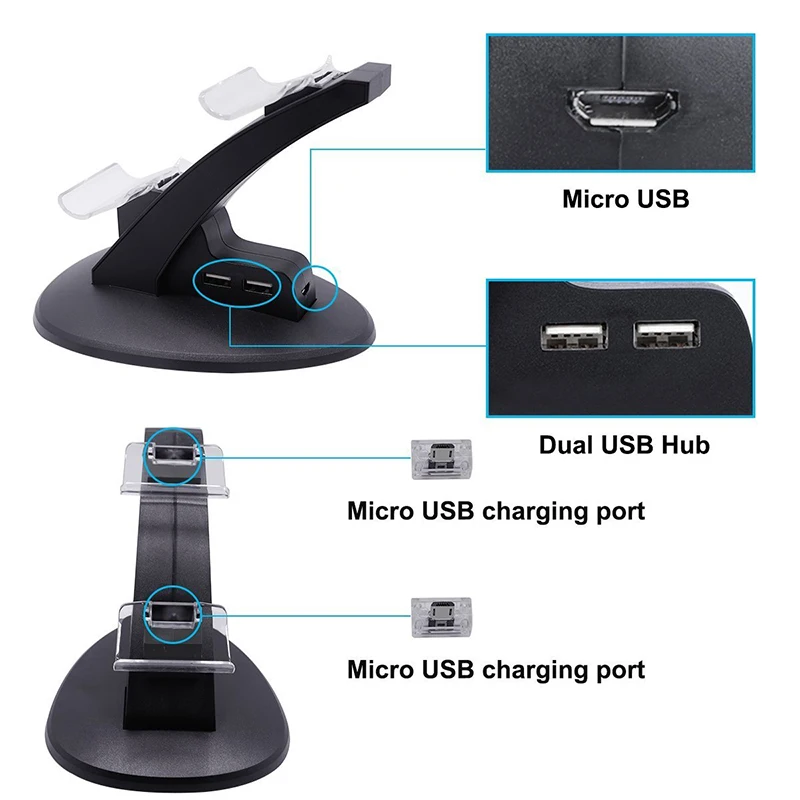 Аксессуары для PS4 подставка контроллера Dualshock4 держатель джойстика геймпада