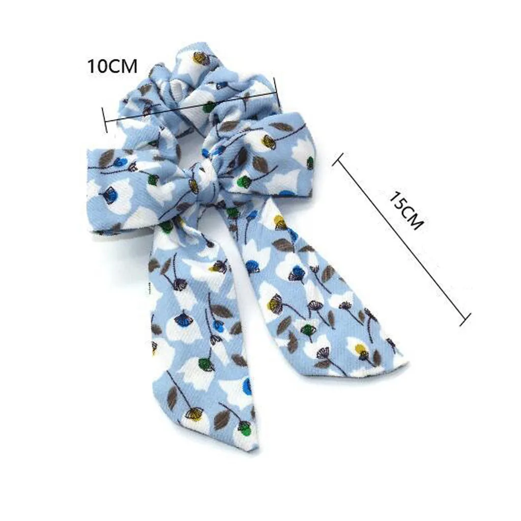 Резинка для волос с бантом женская Повседневная модная лента аксессуар на голову