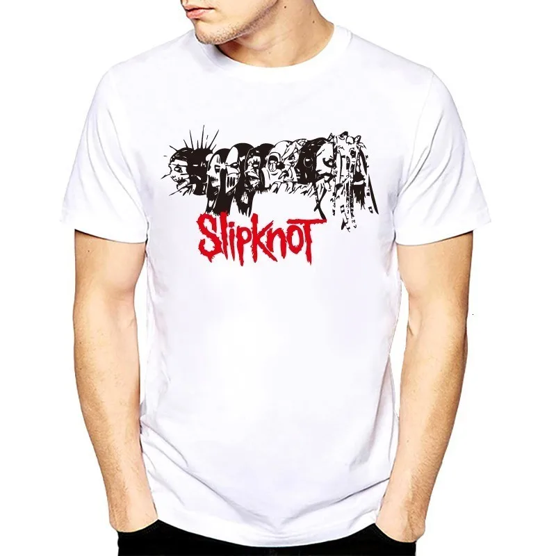C416f Slipknot Pingu футболки мужские с коротким рукавом хип-хоп рок футболка Панк футболка Slipknot Pentagrama wo мужские летние топы и блузки - Цвет: C416f