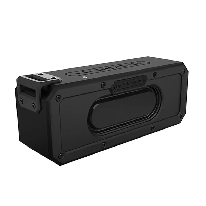 

40W IPX7 Waterproof Speaker Outdoor Stereo TWS Wireless Speakers Portable Loudspeaker (Black)