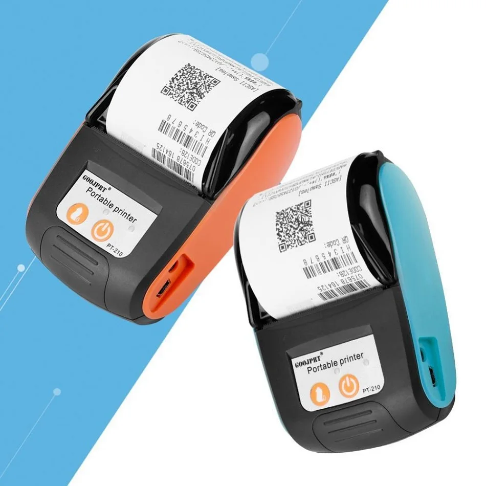 

58mm Portable Mini Bluetooth Wireless Thermal Receipt Ticket Printer for Mobile Phone Bill Shop Printer Store Home Outerdoor