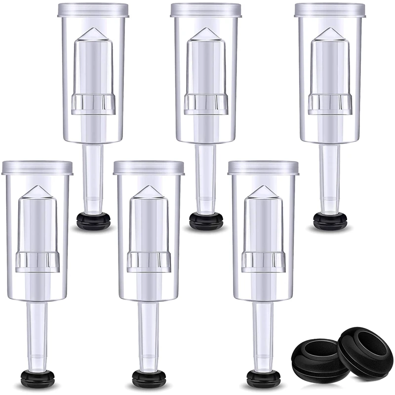 

Airlock Set for Fermentation, 20 Pieces Silicone Grommets and 6 Pieces Plastic Airlock for Preserving, Brewing, Making Wine, Fer