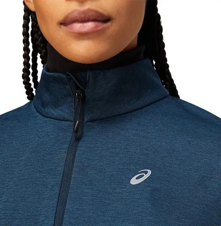 Фото Куртка беговая Asics Lite-Show Winter Jacket French Blue Heather (US) Спорт и развлечения Куртка беговая Asics Lite-Show Winter Jacket French Blue Heather (US) Спорт и развлечения