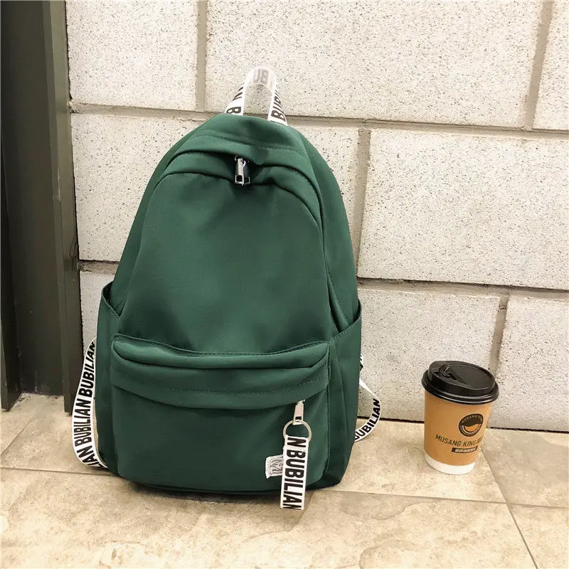 Легкий рюкзак Оксфорд женские школьные сумки для девочек-подростков розовый