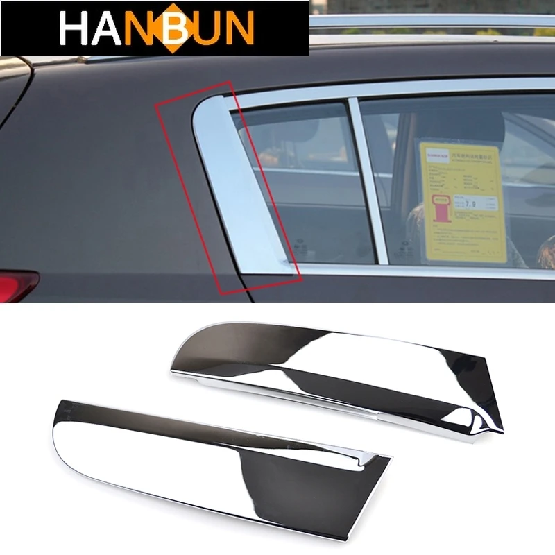 

For Kia Sportage 2011 2012 2013 2014 2015 Chrome Rear Trunk Window C-Pillar C Pillar Post Cover Trim Molding Garnish Decoration