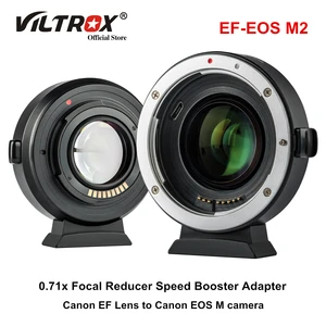 Viltrox EF-EOS M2 EF-M адаптер объектива 0,71x фокусный редуктор скорости усилитель адаптер для объектива Canon EF для камеры EOS M M6 M200 M5 M50