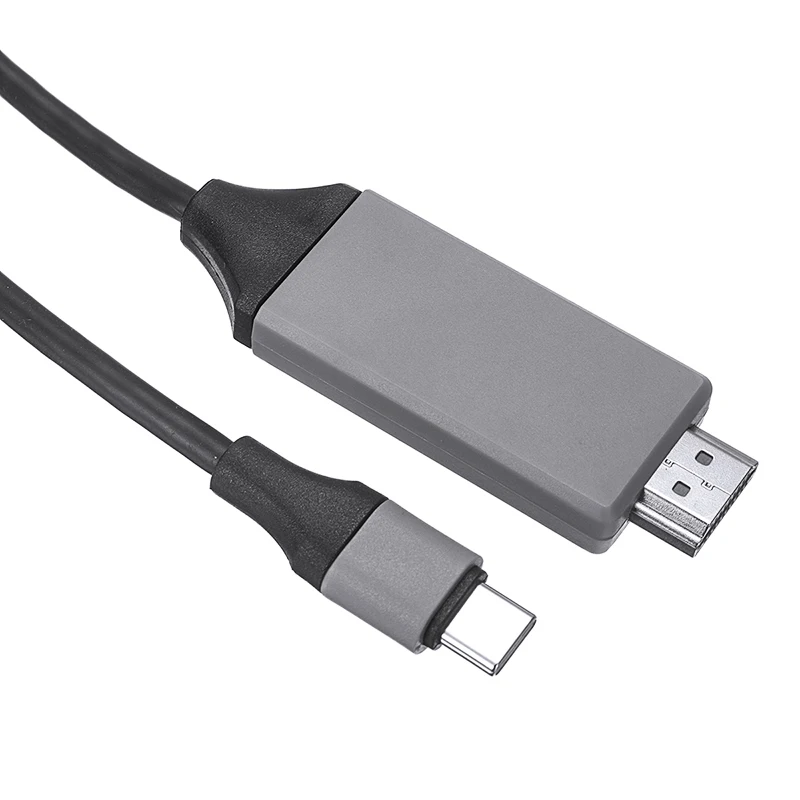 Адаптер HDTV Ultra HD 1080P Type-C на 4K HDMI-совместимый кабель-преобразователь Type C конвертер