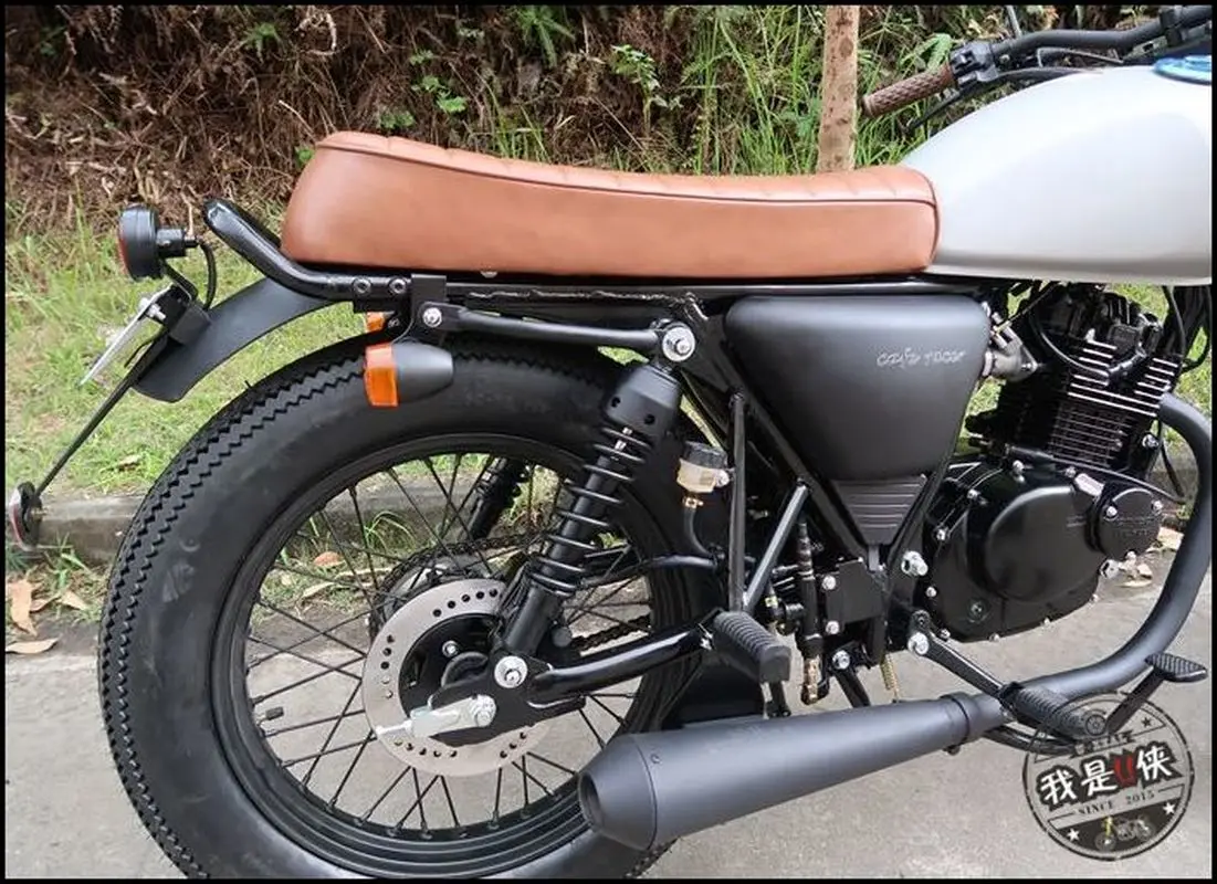 Пружинный Универсальный черный Задний амортизатор для мотоциклов Honda Yamaha Suzuki