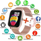 Новинка 2021, умные часы P8 с цветным экраном для женщин и мужчин, фитнес-трекер с полным сенсорным экраном, Смарт-часы с тонометром, женские Смарт-часы для Xiaomi