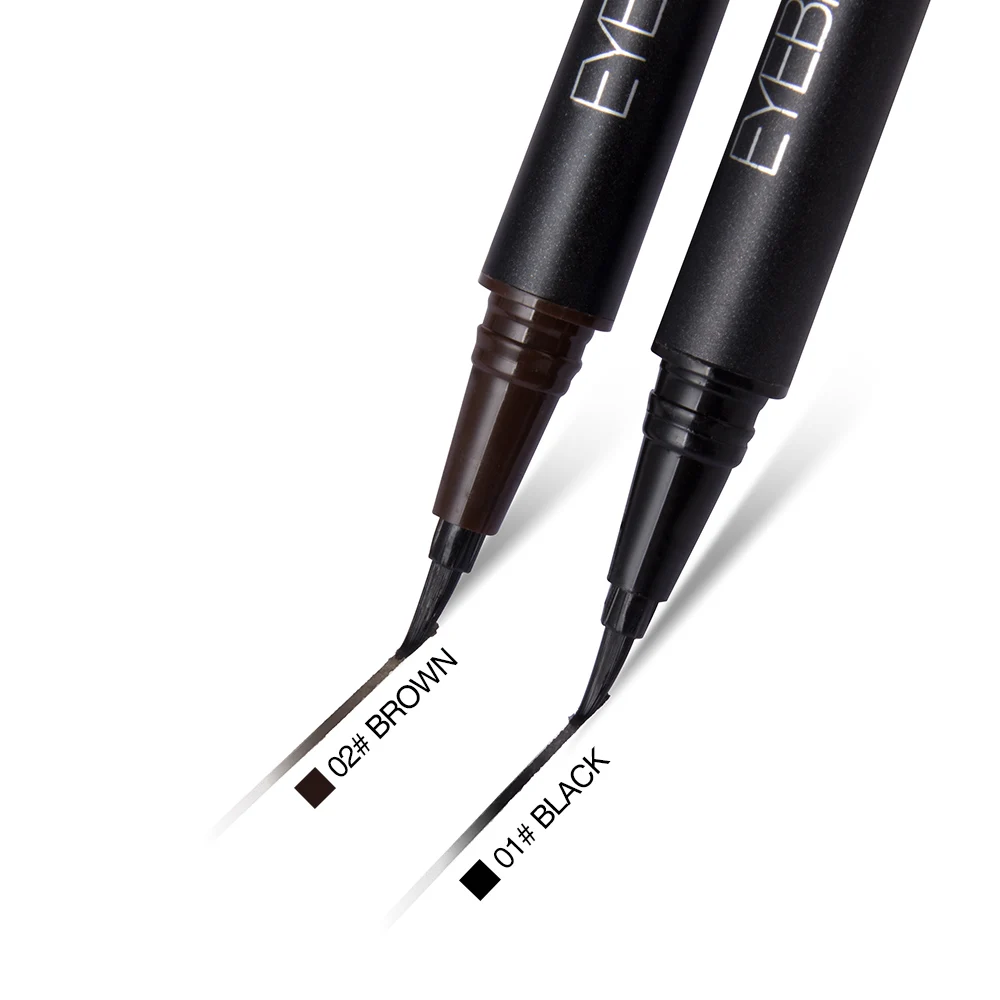 

MENOW Brand Cosmetics Black & Brown Long-lasting Waterproof Eyebrow pencil Makeup Beauty Wholesale Maquiagem E14002