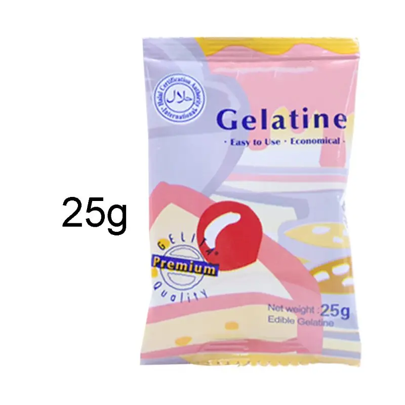 Unflavored желатин рыбы клей порошок для Пособия по кулинарии выпечки ингредиенты