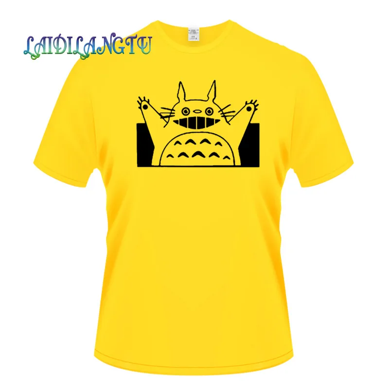 Новинка 2019 модная мужская футболка My Neighbor Totoro одежда с коротким рукавом