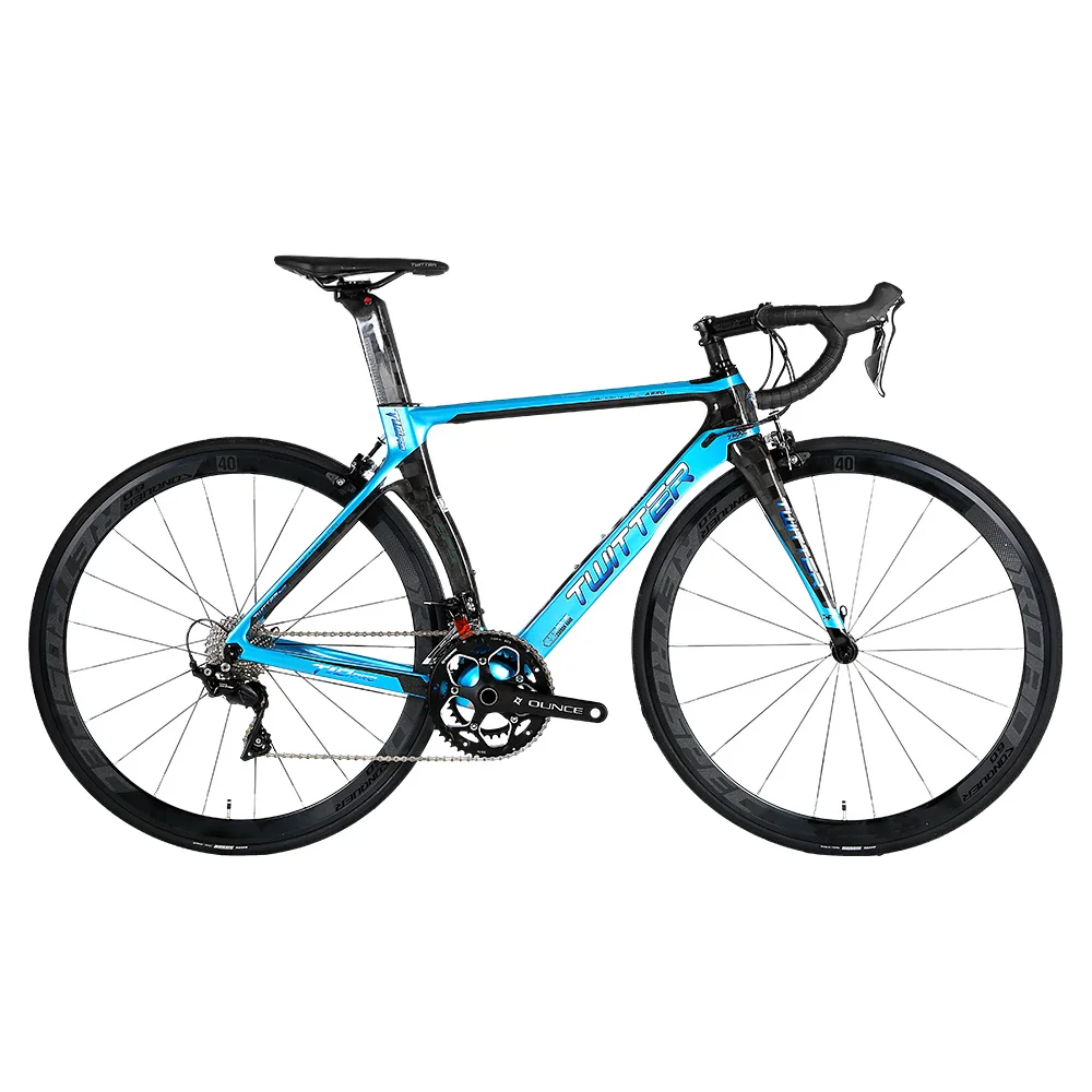 

TWITTER carbon fiber road bike T10 RIVAL-22speed small set, crankset aluminum wheel, double C brake 700c men's off-road bike