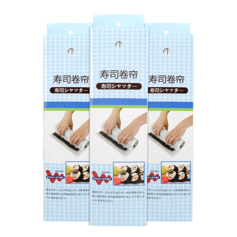 

DIY Sushi Roller Mats Sushi shutter Japanese-style Kitchen Sushi Maker Seaweed Nori Rice Rolling Makers Kitchen Accessories Tool