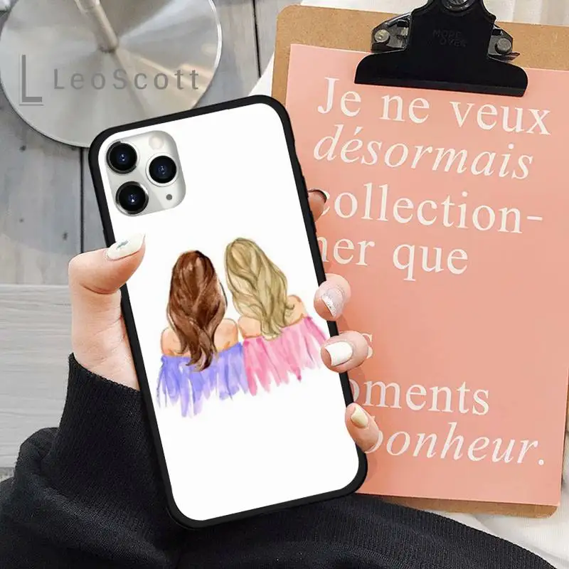 

Best Friends Forever BFF Phone Case for iPhone 11 12 mini pro XS MAX 8 7 6 6S Plus X 5S SE 2020 XR