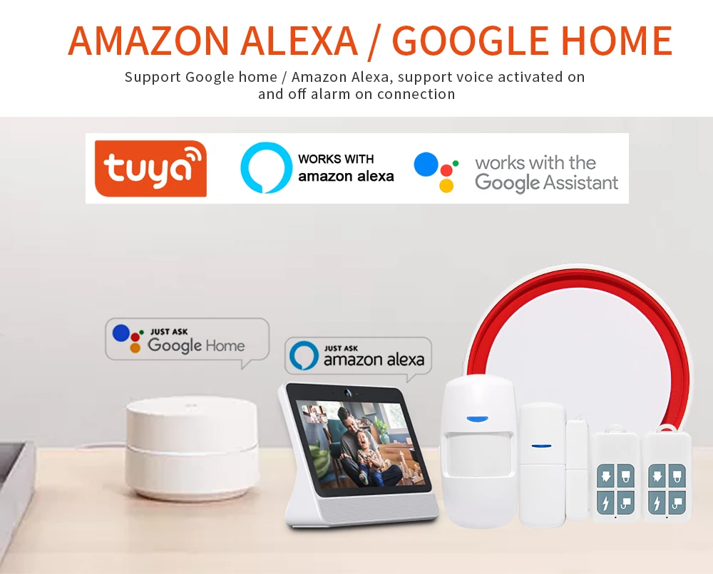 Сигнализация Tuya Smart Life беспроводная домашняя система безопасности с камерой