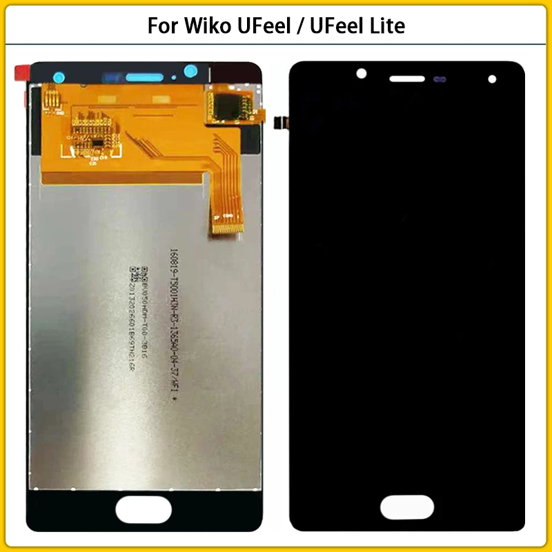 

New UFeel LCD TouchScreen For Wiko UFeel U Feel Lite Display Touch Screen Panel Monitor Sensor Glass Digitizer Assembly