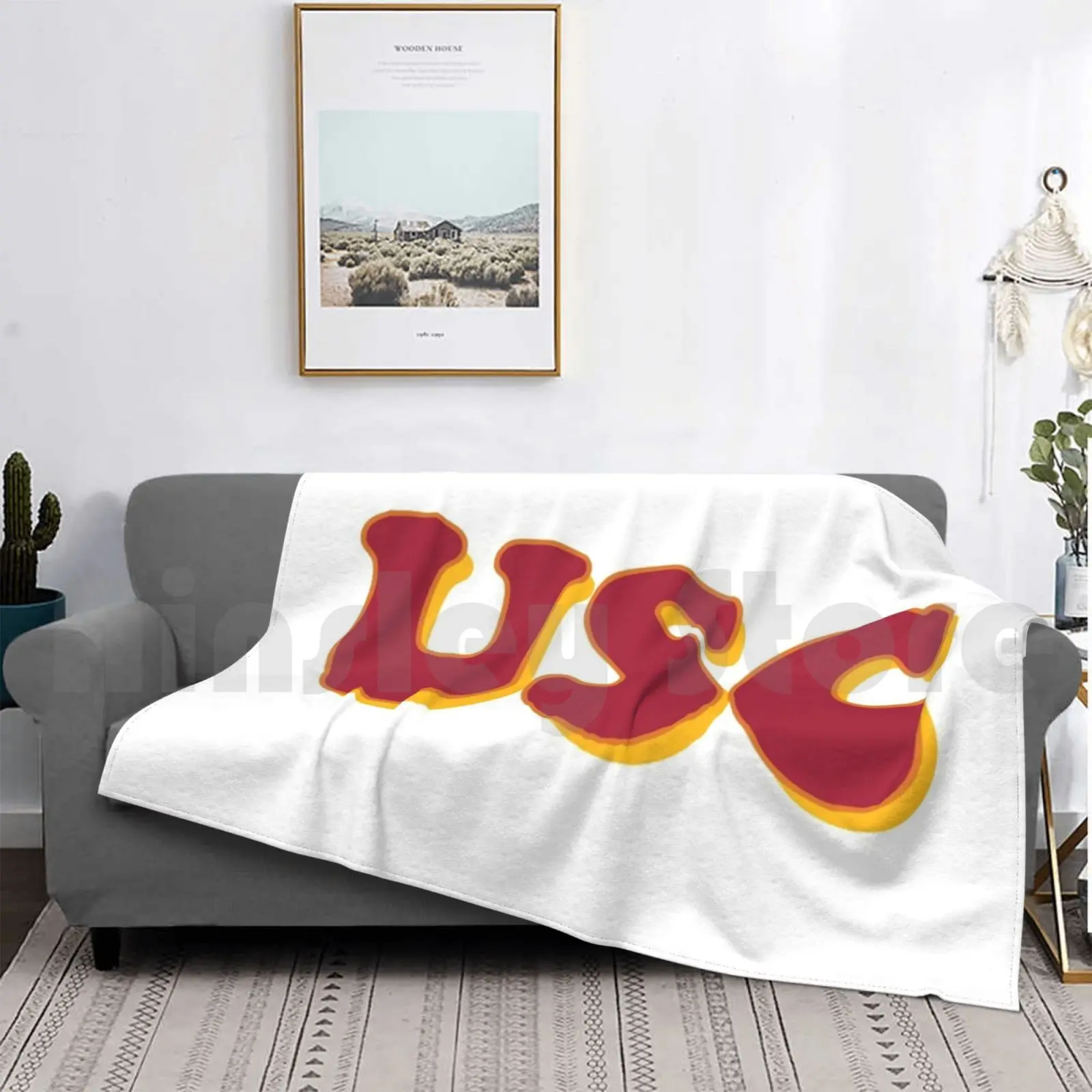 Одеяло Usc 3019 Ftfo колледж Socal La West Coast Калифорния Университет университета Uc главный