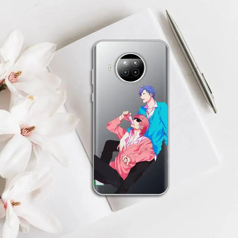 

Yarichin bitch Club Anime Phone Case Transparent for Xiaomi mi Redmi note 10 t 8 9 pro lite 11 Samsung S 8 9 10 20