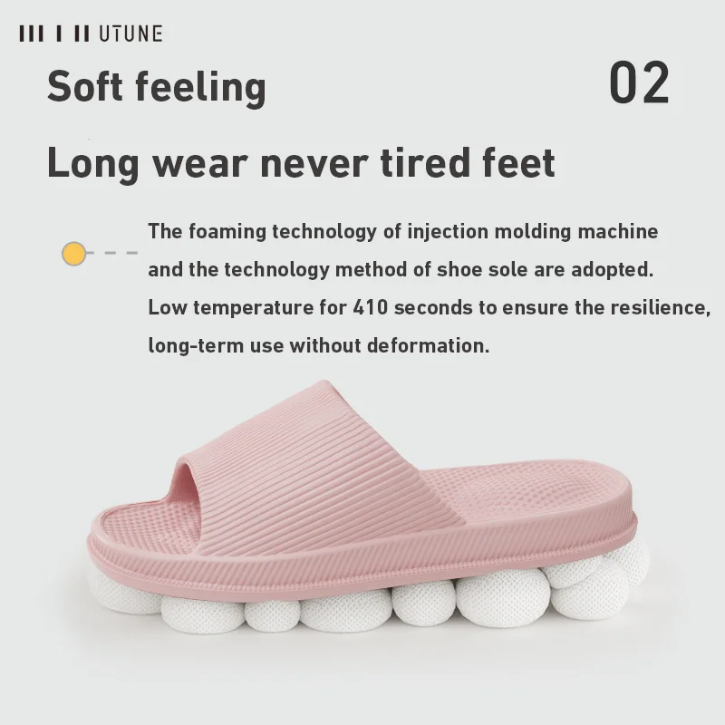 UTUNE Унисекс Тапочки Для Ванной Из ЭВА Нескользящие Легкие Сандалии Домашнего