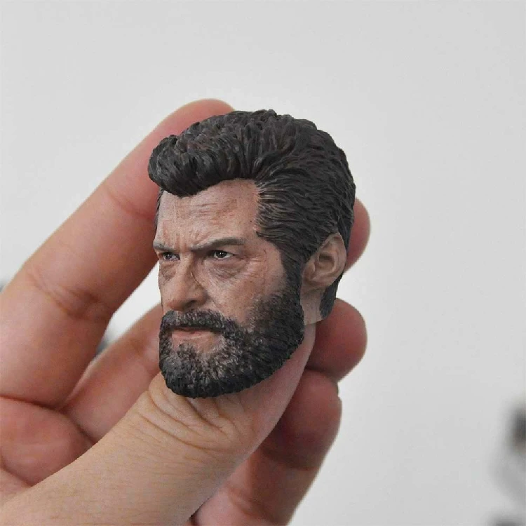 Модель головы Джекмана в масштабе 1/6 нормальная и боевая модель поврежденная