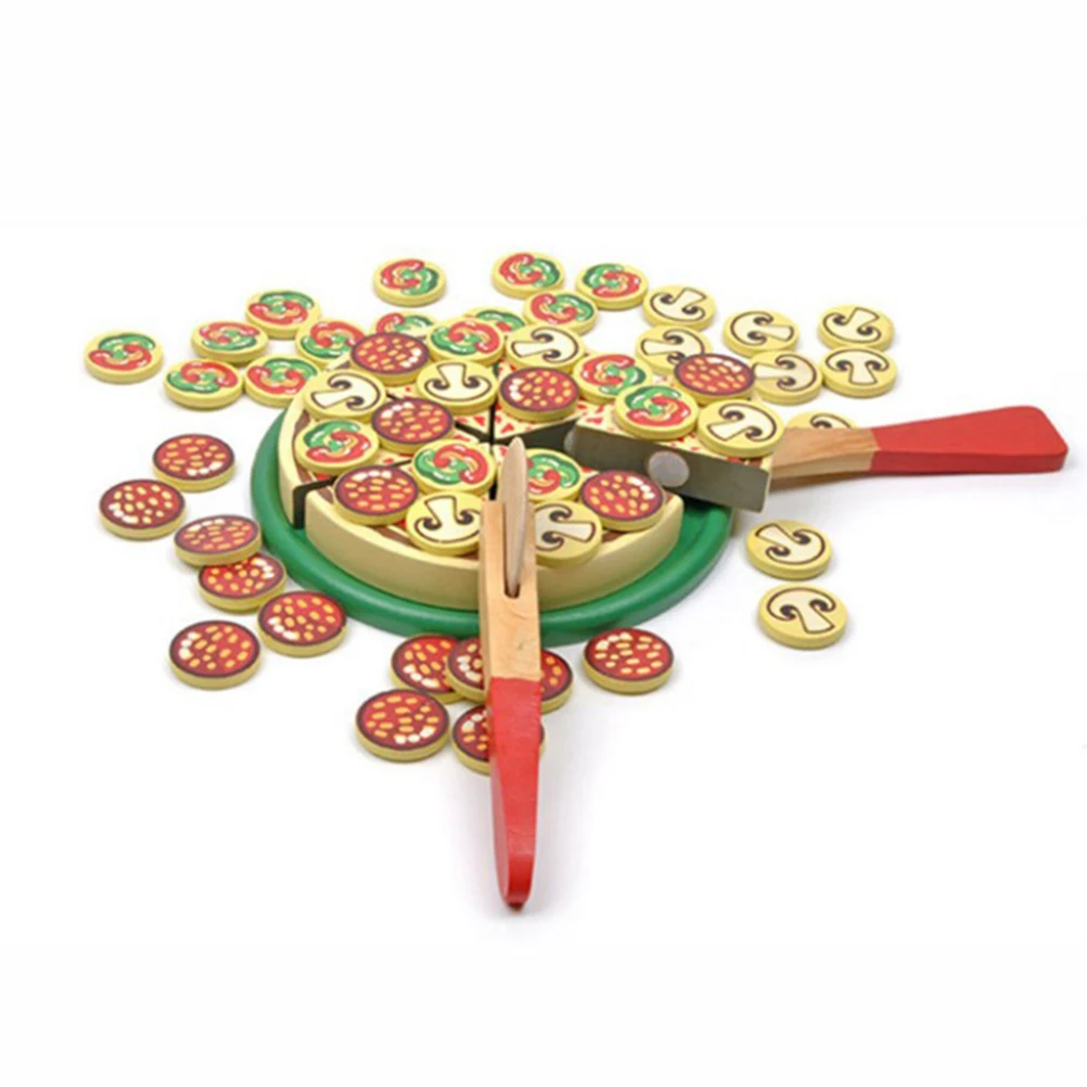 

Cutting Pizza Cloth Novelty Funny Pretend Play Food Education Cutting Toy Accessory Photo Prop for Festival Carnival girls toys