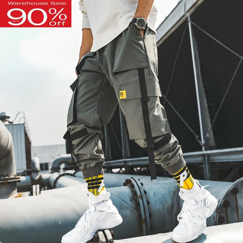 Мужские брюки карго Новое поступление 2020 весна и осень модные мужские до