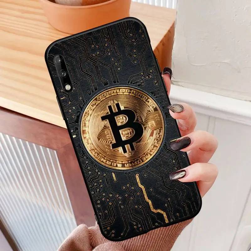 

Bitcoin money Phone Case For honor 7 8 9 10 20 30 A X S lite pro PLAY Cover Fundas Coque