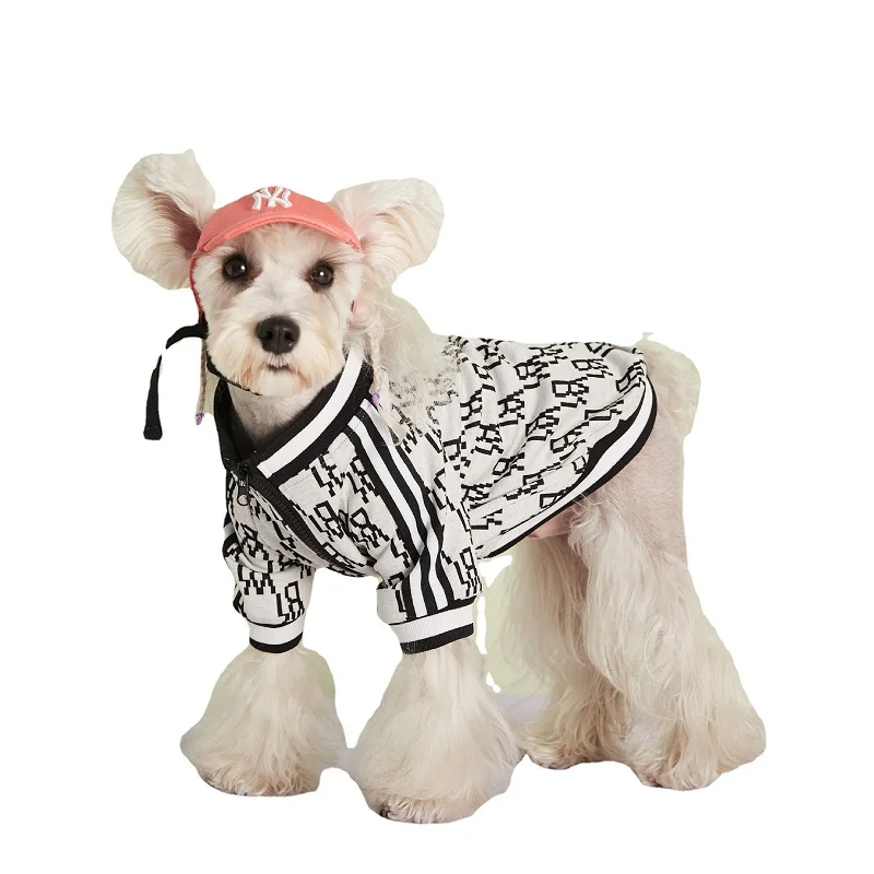 

Модная женская белая одежда для домашних животных в виде французского бульдога, свитер, Брендовое пальто, одежда для французского бульдога