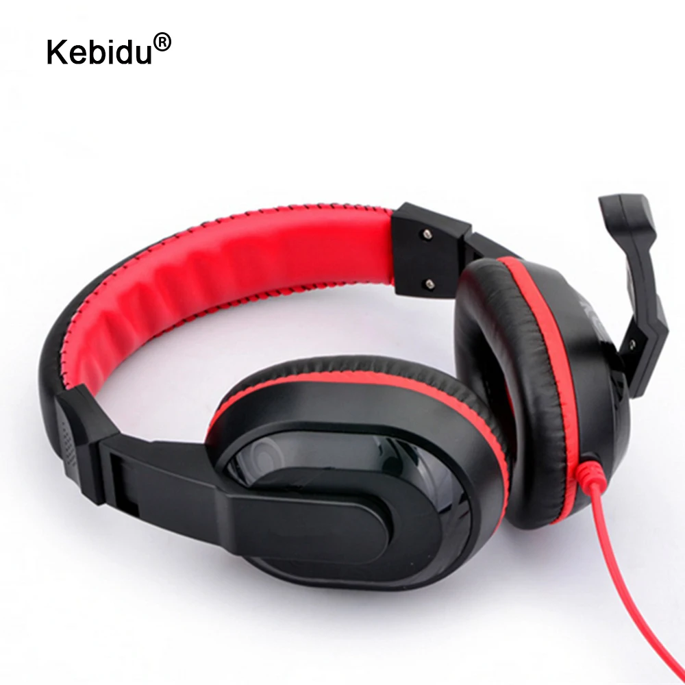 Профессиональная игровая гарнитура kebidu для ПК игровые стереонаушники полного