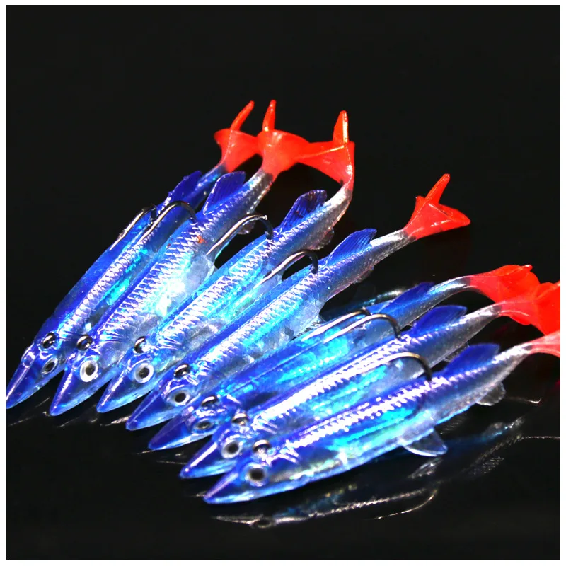 

Luya soft bait single hook package lead fish 6g fish-shaped lead hook perch bionic bait fishing tool fishing bait