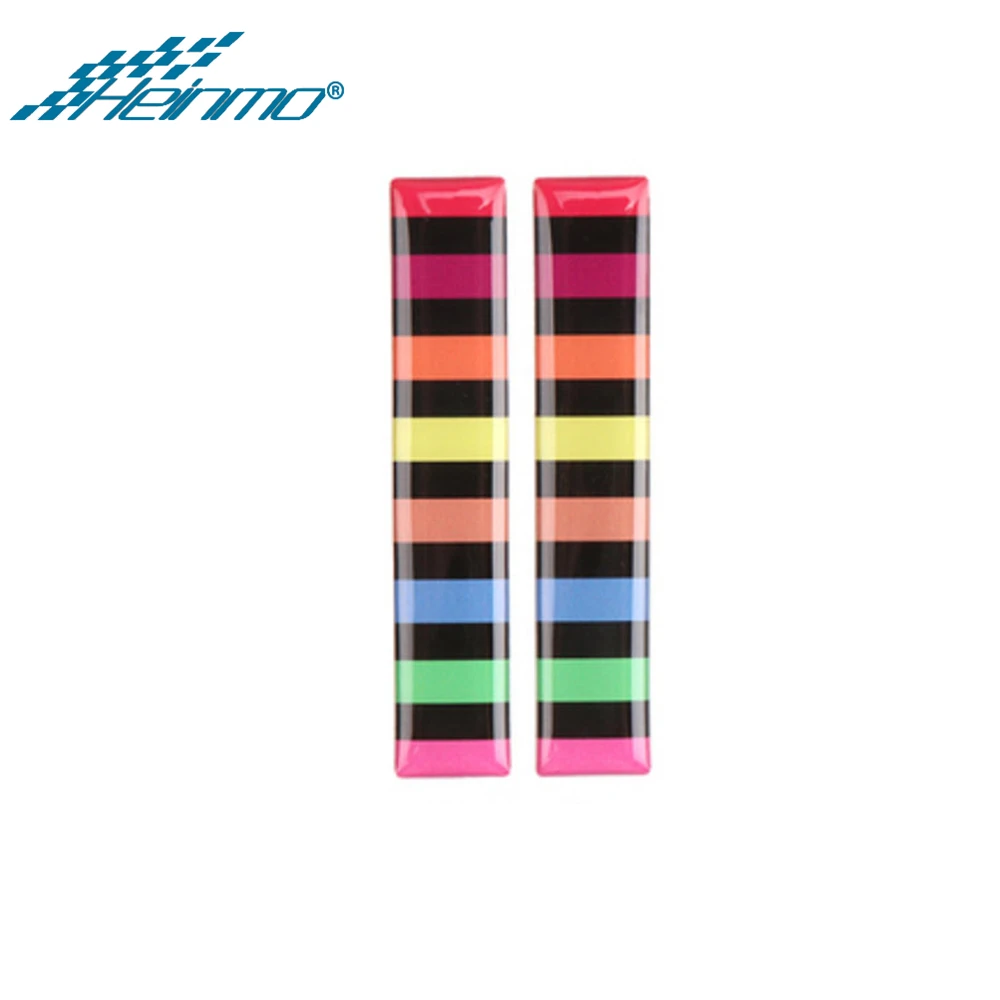 Rainbow Для MINI Cooper F60 F56 F55 F57 Автомобильный Интерьер Передняя вытяжная дверная ручка наклейка для MINI Clubman F54 стильные украшения Аксессуары - Название цвета: Rainbow