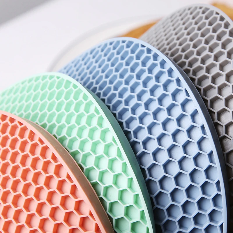 1 Pcs Silicone Dining Table Placemat Coaster Kitchen Accessories Mat Cup Bar Mug Drink Pads | Дом и сад