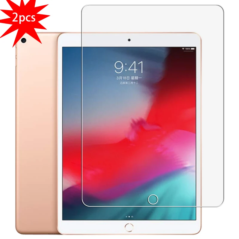 2 шт. 9H закаленное стекло для iPad 10 дюйма 2019 полное покрытие Защита экрана Pro 11 Air 3 MiNi