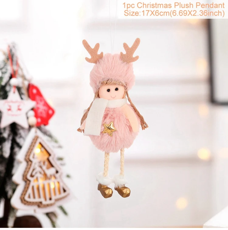 Christmas doll 2 Merry Christmas Noel серьги кулон Рождественский подарок украшения Рождественский Декор для дома Новогодний подарок Navidad Natal - Цвет: Christmas doll 2