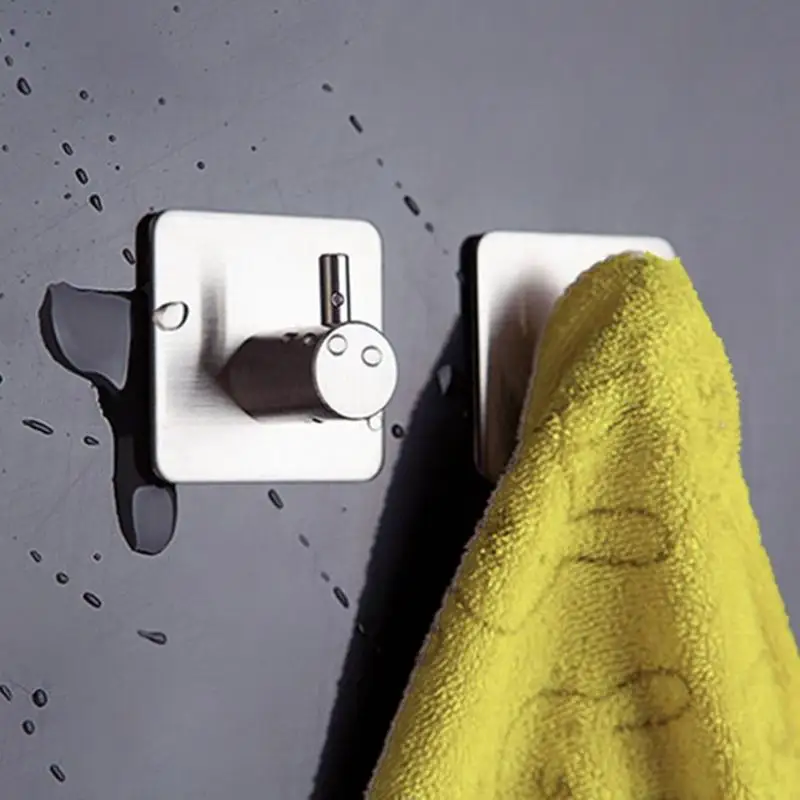 Крепкий крючок из нержавеющей стали самоклеящаяся клейкая вешалка настенное