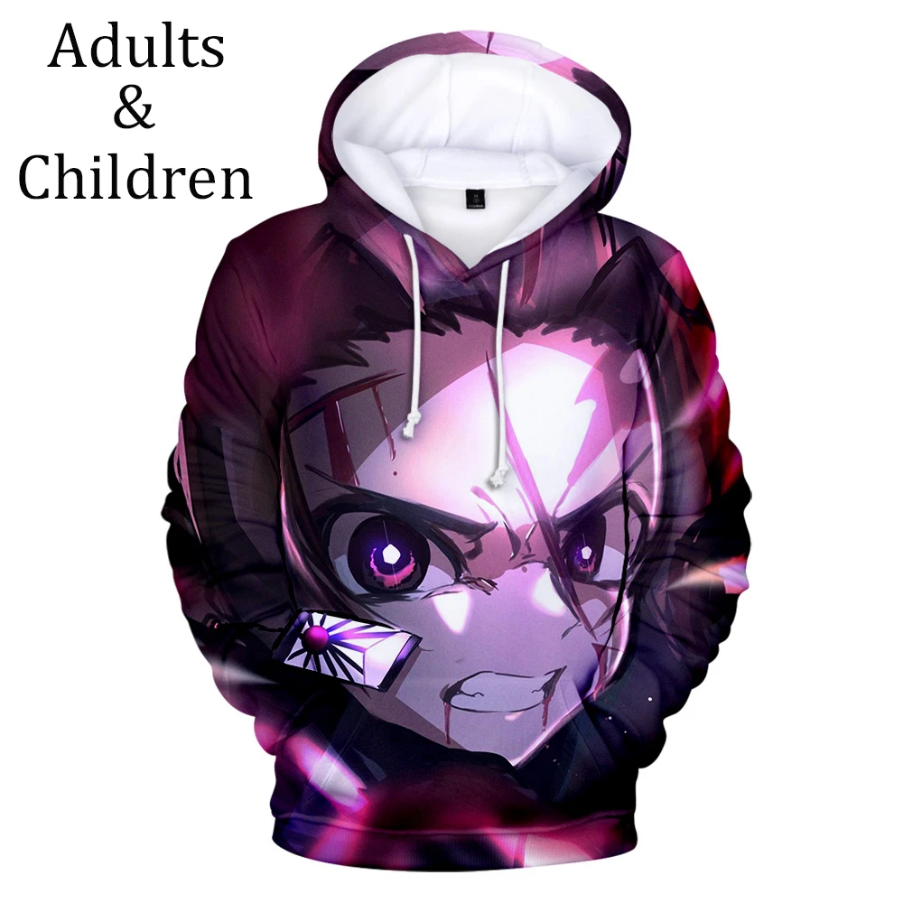 

Popular Comic Ghost Blade 3D Hoodies Men Women Casual Sweatshirts New 3D Print Demon Slayer Children's Hoodies Boys/Girls Hooded