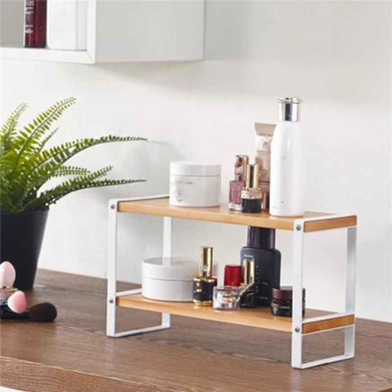 

Seasoning Rack Multi-Functional Multi-Layer Finishing Rack Kitchen Supplies Seasoning Storage Wood Rack